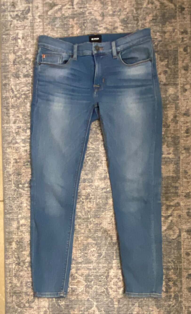 Hudson Crop Krista Super Skinny Jeans Size 28 Blue Denim